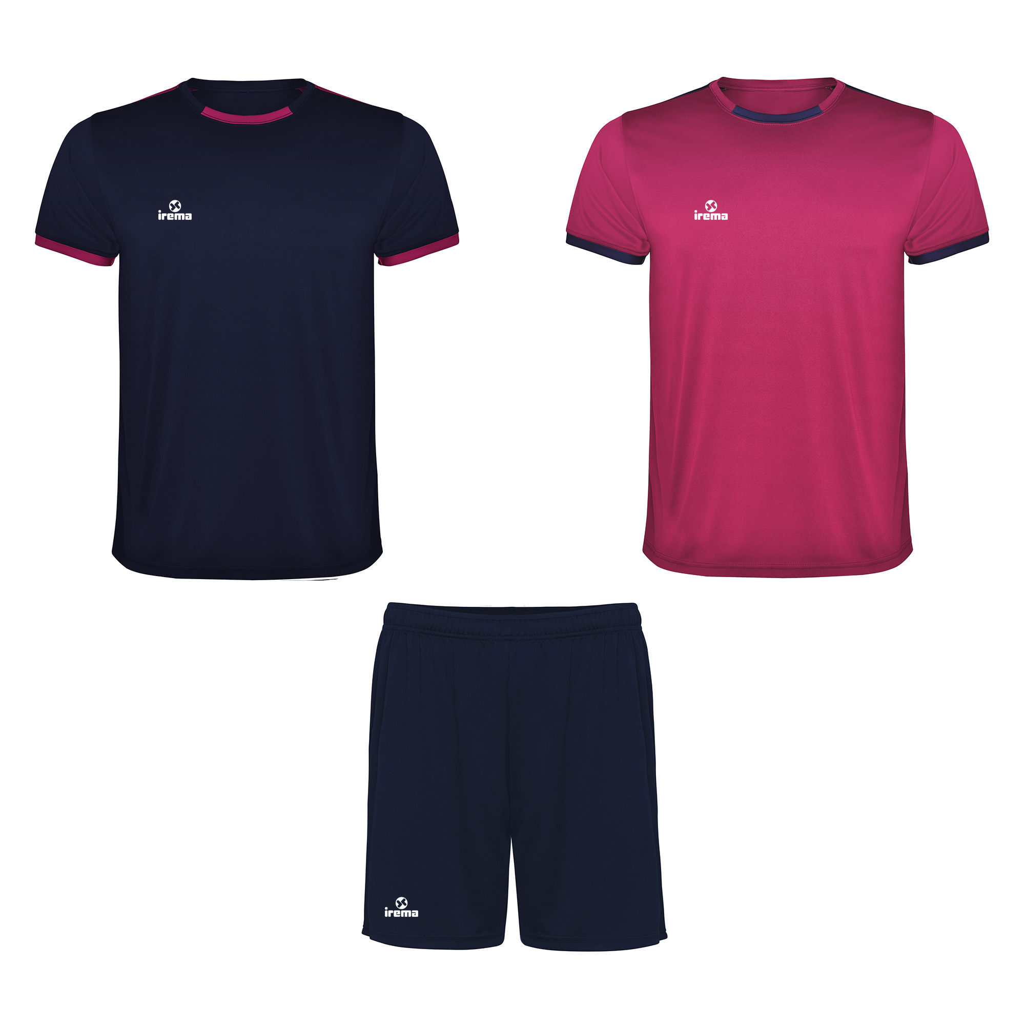 Kit Santander fucsia-marino